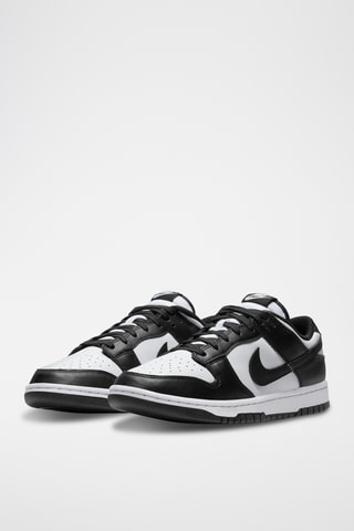 Nike Dunk Low Retro en cuir - Blanc