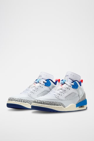 Jordan Spizike Low en cuir - Blanc