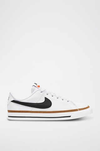Nike Court Legacy en cuir - Blanc et noir