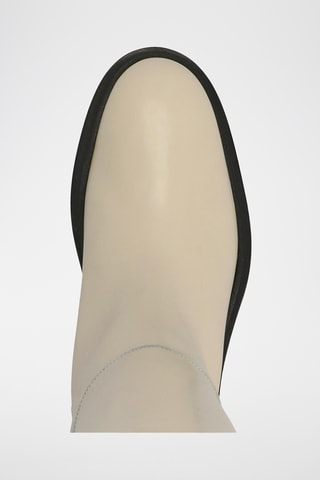 Bottes en cuir de veau - Beige