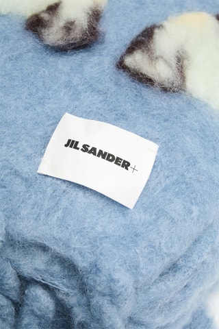 Echarpe en mohair et laine - Bleu clair