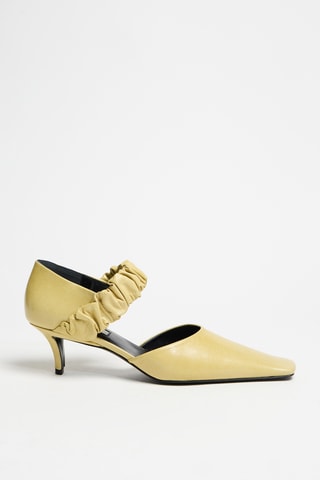 Escarpins en cuir - Jaune