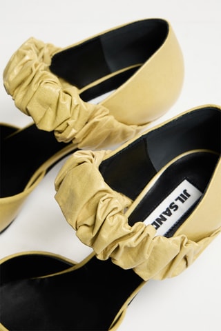 Escarpins en cuir - Jaune