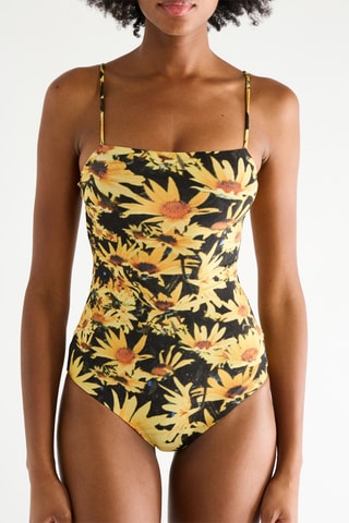 Maillot 1 pièce - Jaune