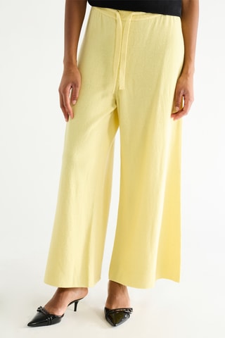 Pantalon en cachemire - Jaune