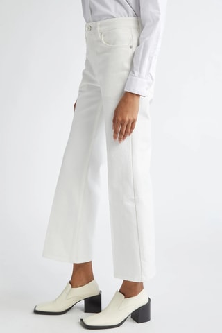 Pantalon 7/8 taille haute - Blanc