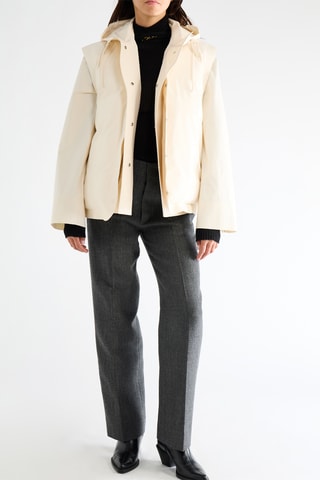 Veste à capuche - Ecru