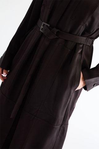 Veste longue - Marron foncé