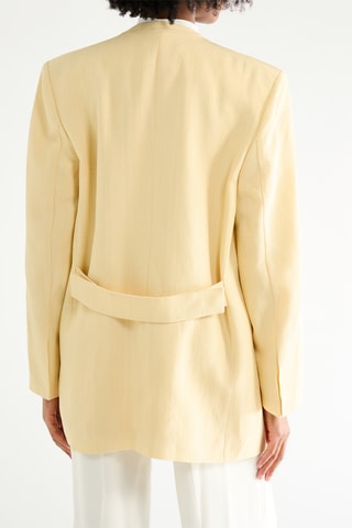 Veste en soie - Jaune