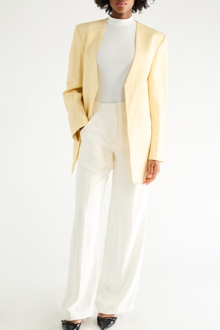 Veste en soie - Jaune