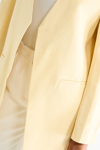 Veste en soie - Jaune