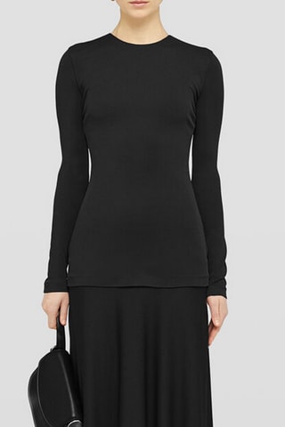Top en laine - Noir