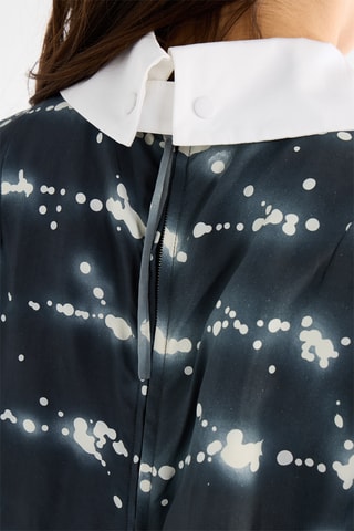 Top dip and dye - Bleu cobalt et blanc