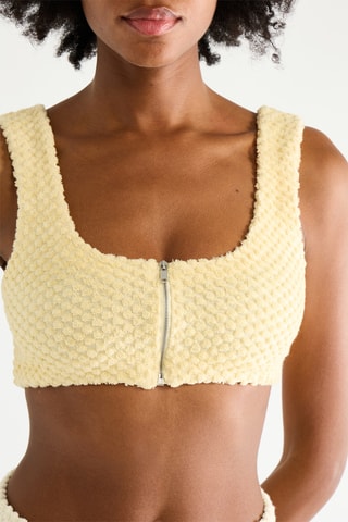 Crop top - Jaune