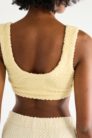 Crop top - Jaune
