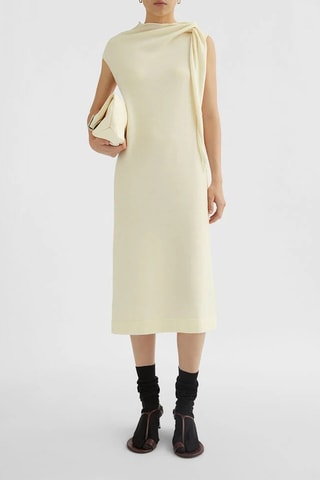 Robe midi - Ivoire