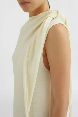 Robe midi - Ivoire