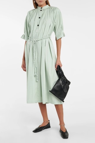 Robe midi en soie - Vert d’eau