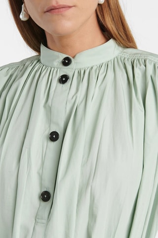 Robe midi en soie - Vert d’eau
