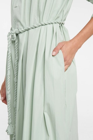 Robe midi en soie - Vert d’eau