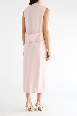 Robe droite en soie - Rose