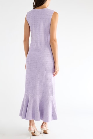 Robe midi - Violet