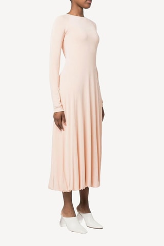 Robe midi - Rose poudré
