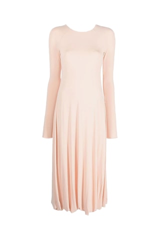 Robe midi - Rose poudré