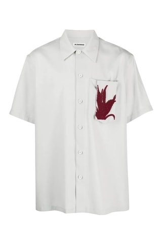 Chemise en laine vierge - Blanc