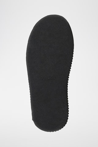 Slip-on plateforme en cuir de veau - Noir