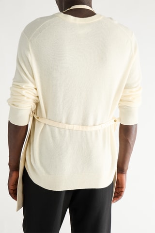 Tablier en laine vierge - Beige
