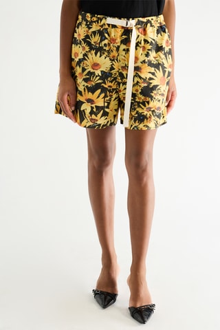 Short en soie - Noir