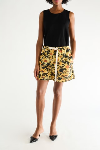 Short en soie - Noir