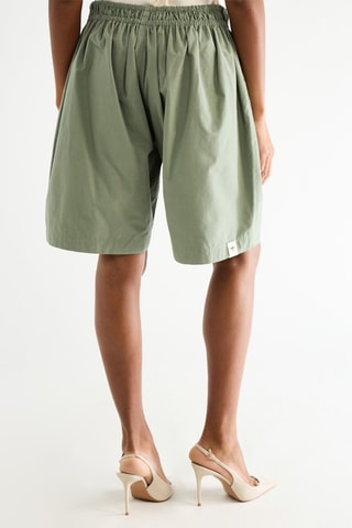 Bermuda taille haute - Kaki