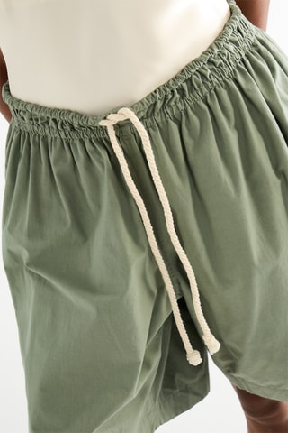 Bermuda taille haute - Kaki