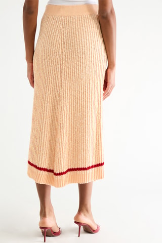 Jupe midi - Beige
