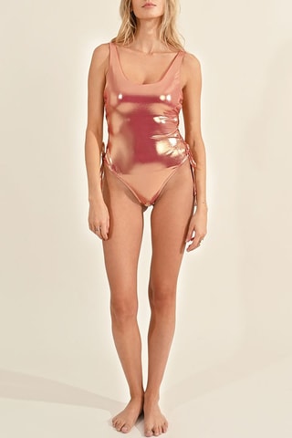 Maillot 1 pièces - Doré rose - Molly Bracken