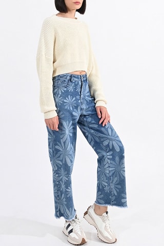 Pull court - Blanc- Lili Sidonio