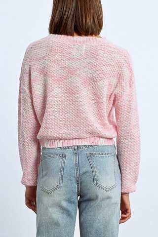 Gilet tie and dye - Rose et blanc - Molly Bracken