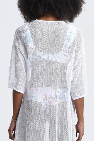 Kimono de plage - Blanc
