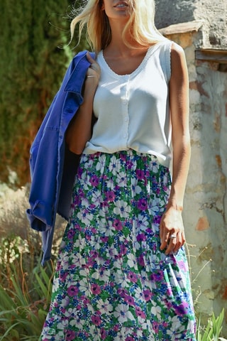 Gilet sans manches - Ecru - Molly Bracken