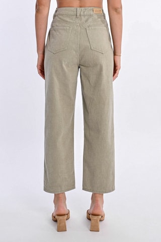 Pantalon taille haute - Kaki - Molly Bracken