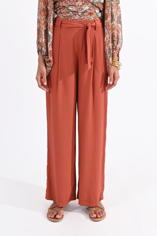 Pantalon taille haute - Marron - Molly Bracken
