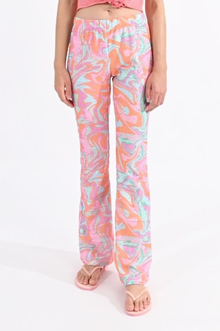 Pantalon - Orange et vert d’eau- Lili Sidonio