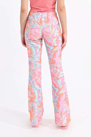 Pantalon - Orange et vert d’eau- Lili Sidonio
