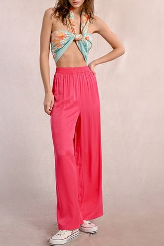 Pantalon taille haute - Rose - Molly Bracken