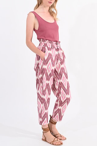 Pantalon - Rose poudré et bordeaux - Molly Bracken