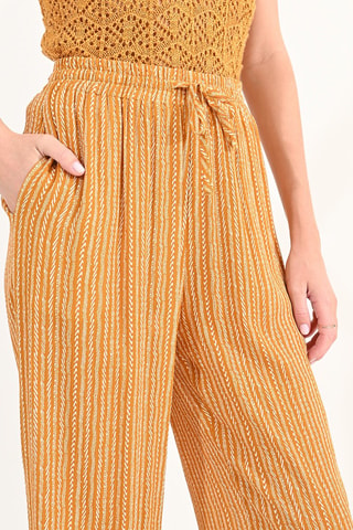 Pantalon taille haute - Jaune - Molly Bracken