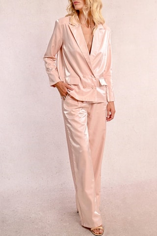 Pantalon taille haute - Rose - Molly Bracken
