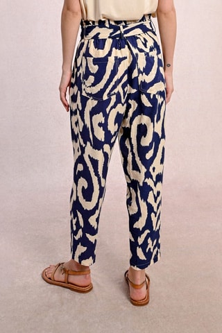 Pantalon taille haute - Bleu marine - Molly Bracken